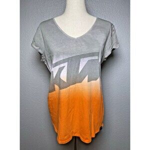 KTM Powerwear NWOT womens lightweight logo v-neck short sleeve shirt XL racing